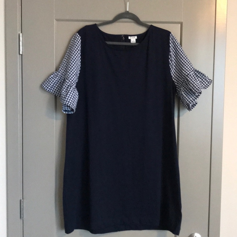 NWT JCrew Gingham dress